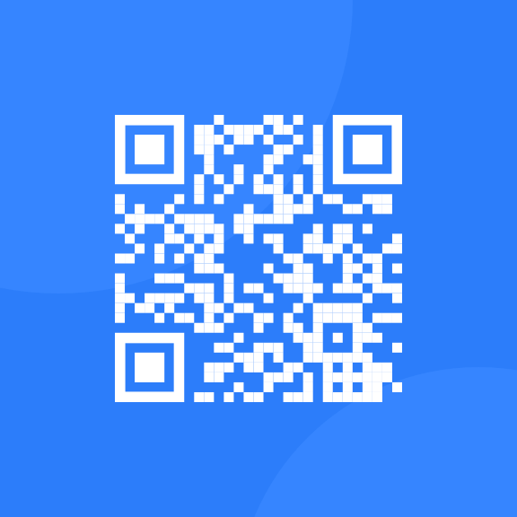 Scannable QR code that directs you to frontendmentor.io